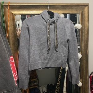 Zara Grey Hoodie NWOT
